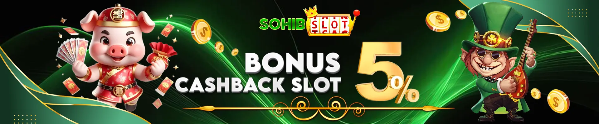 BONUS GARANSI KEKALAHAN / CASHBACK SLOT 5%